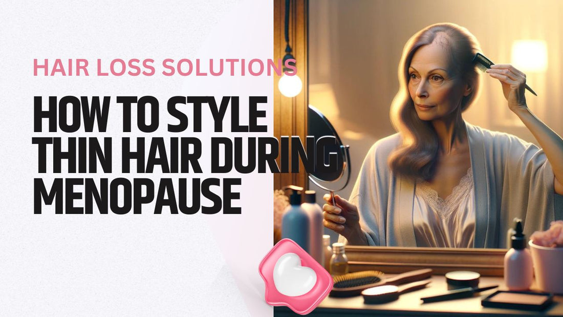 style thin hair during menopause