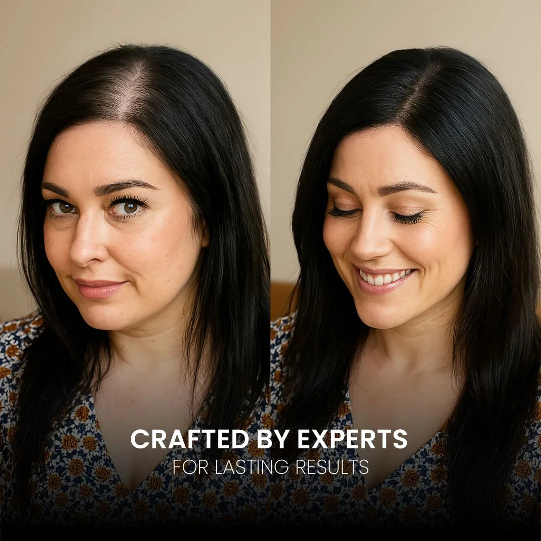 Voller Look Haarverdichtungsfasern | 30 % dickeres Haar sofort