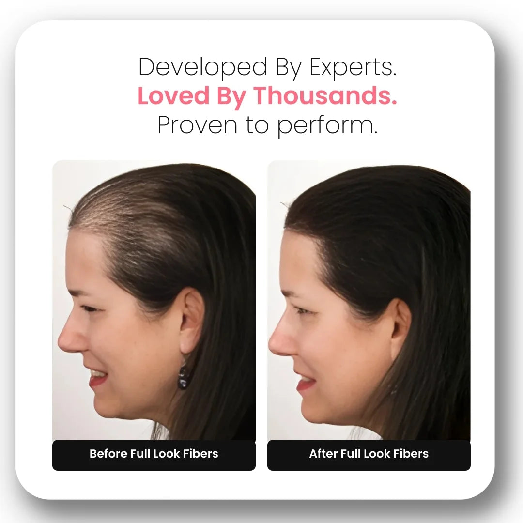 Voller Look Haarverdichtungsfasern | 30 % dickeres Haar sofort