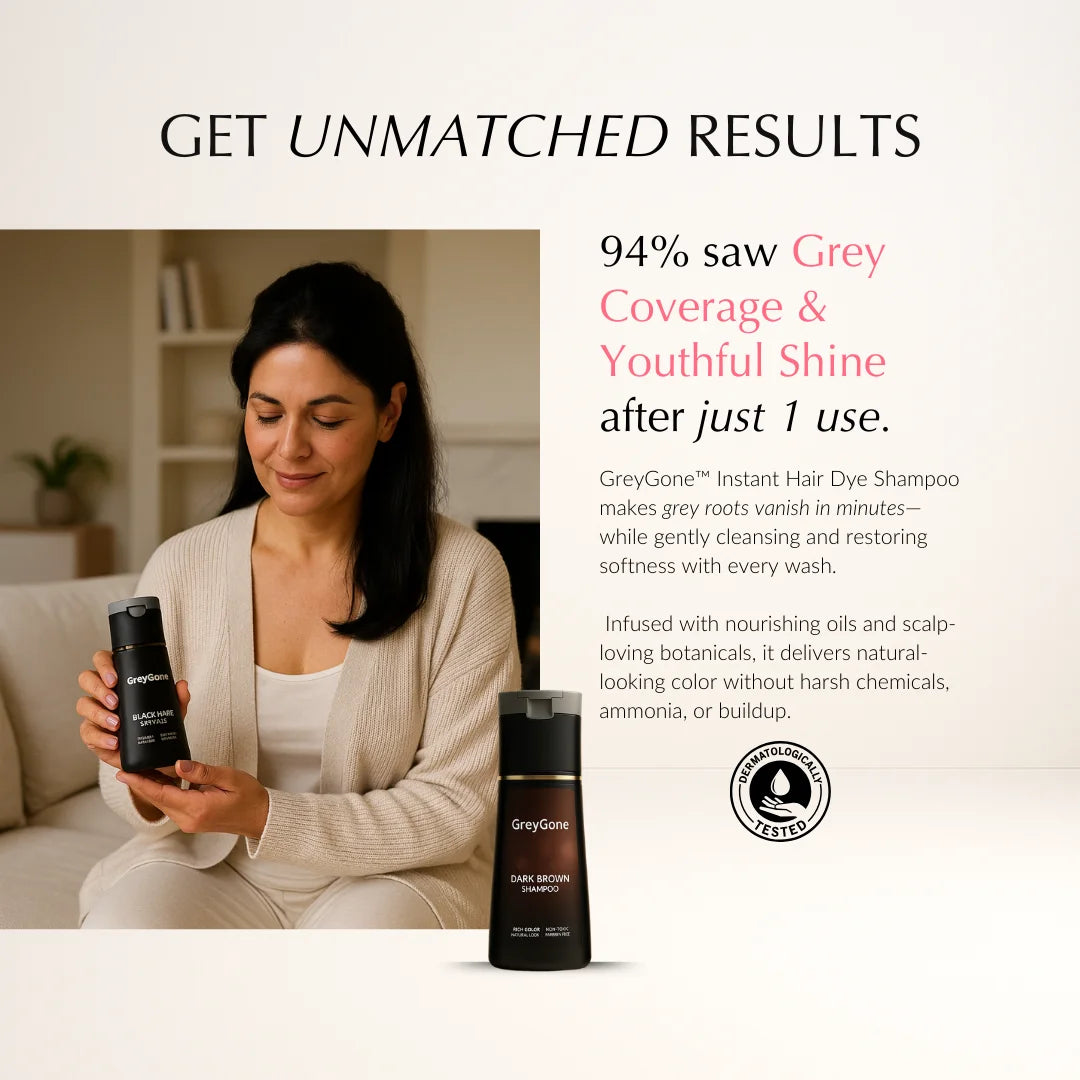 GreyGone™ Instant Hair Dye Shampoo