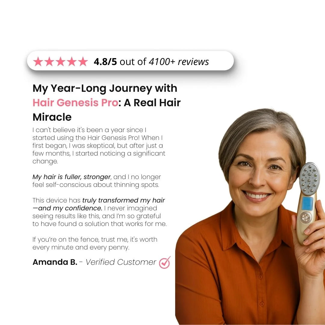 Hair Genesis Pro - Salon Grade RF Laser Hair Regrowth