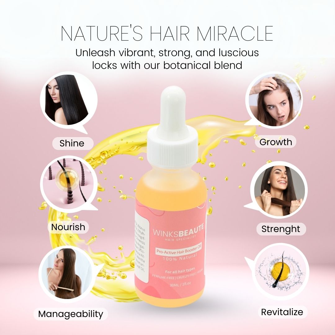 ProActive Hair Booster Oil Trio Kit | Menopause Hair Loss