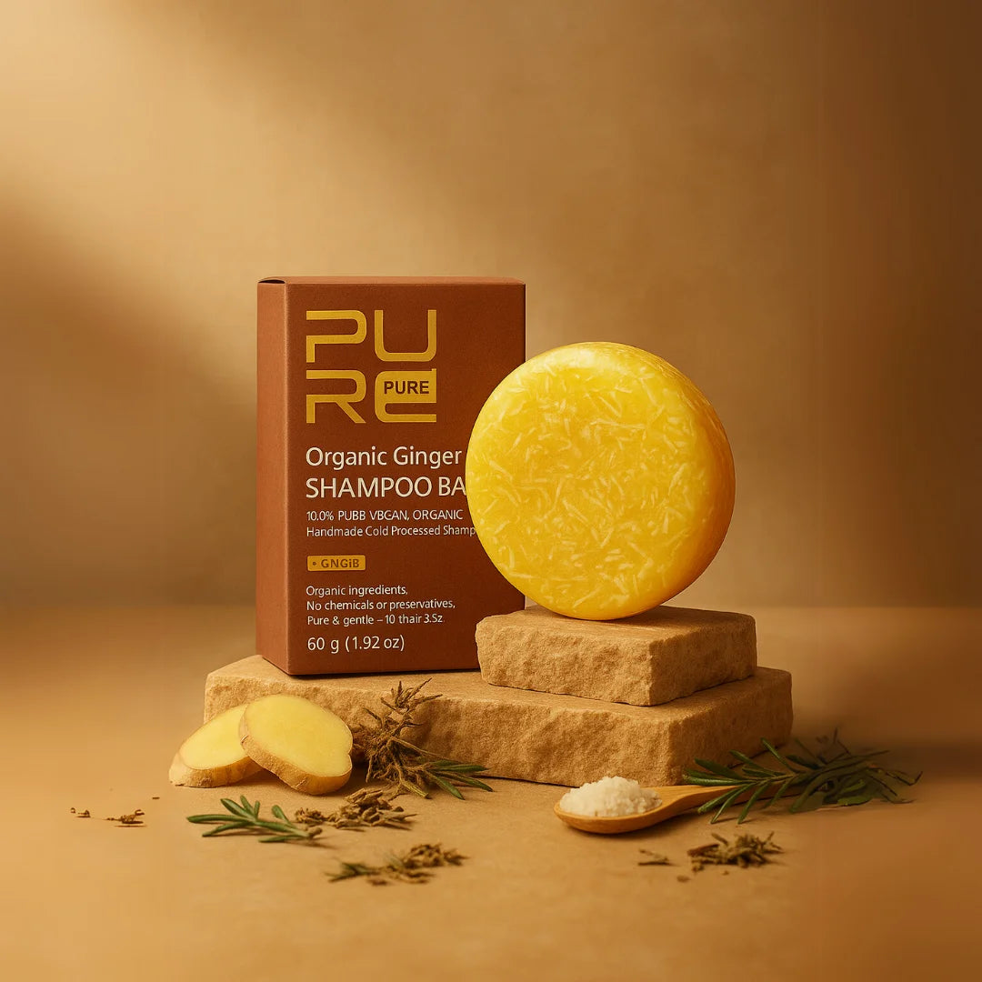 Root Protect - Shampoing solide au gingembre biologique