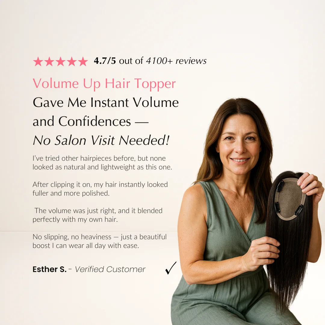 Volume Up Natürlicher glatter Haaraufsatz