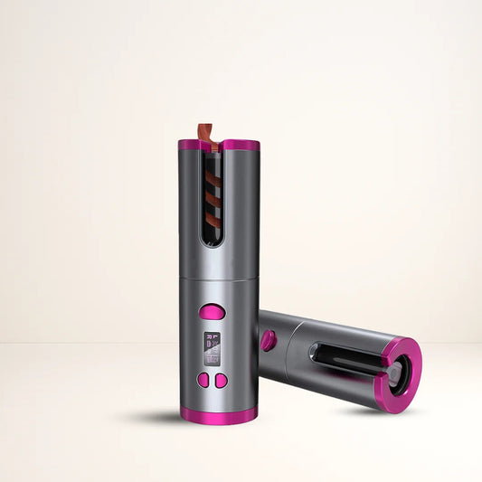 WavePro ™ Automatisch rotierender kabelloser Lockenstab aus Keramik