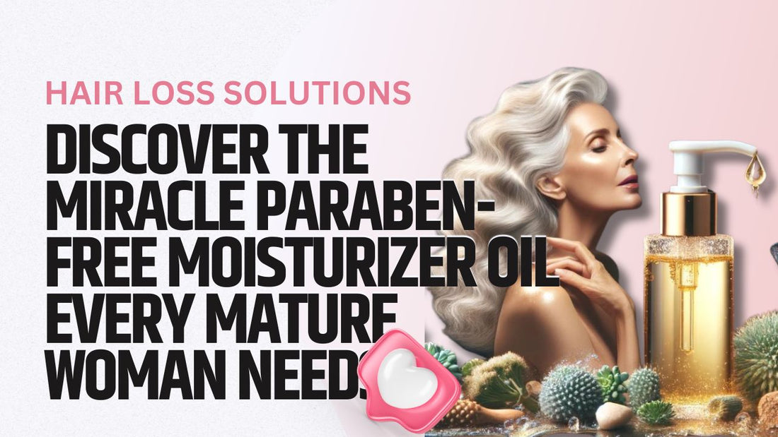 paraben-free moisturizer oil mature woman