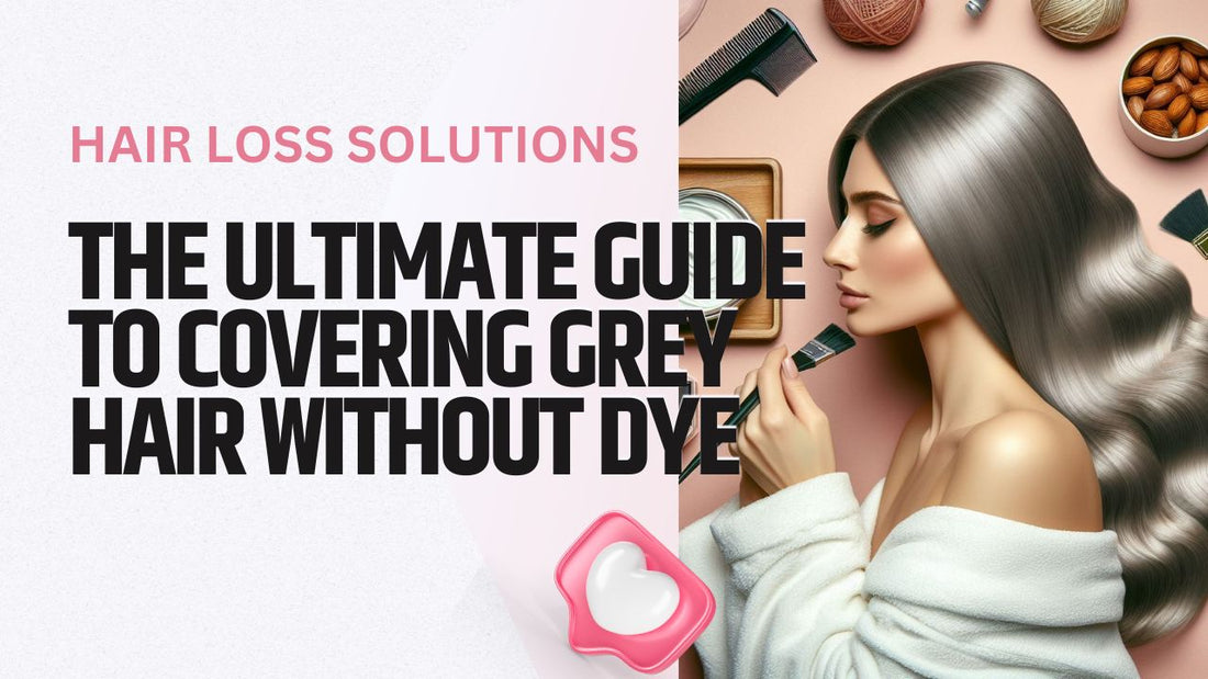 covering grey hair without dye