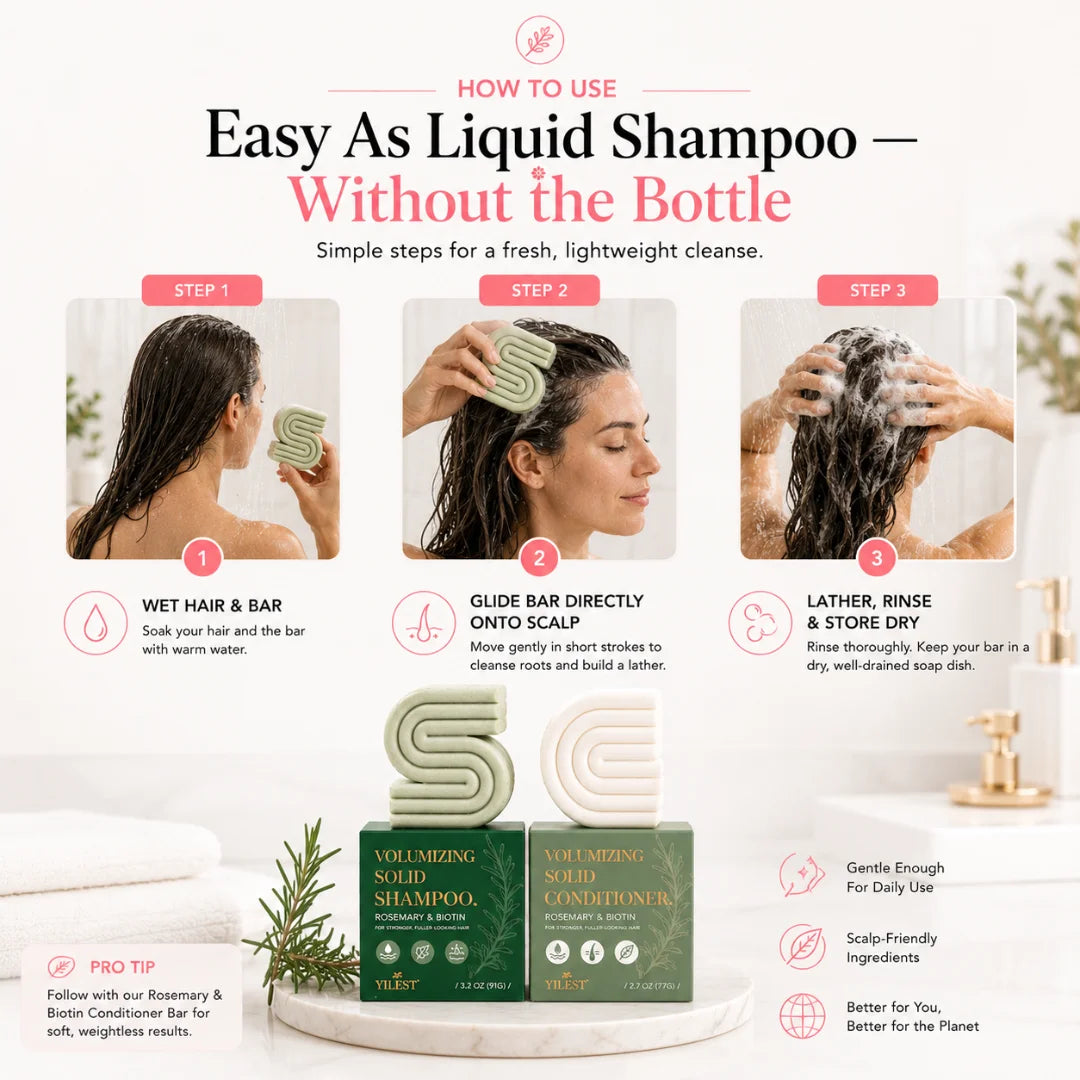 RiceTress - Natürlicher Reiswasser-Shampoo-Riegel