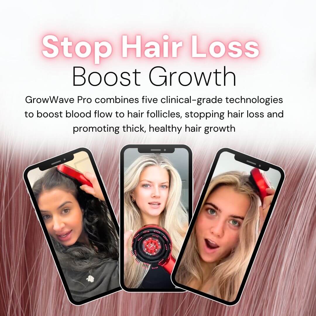 GrowWave Pro Hair Growth | Advanced Light Therapy for Thicker Hair