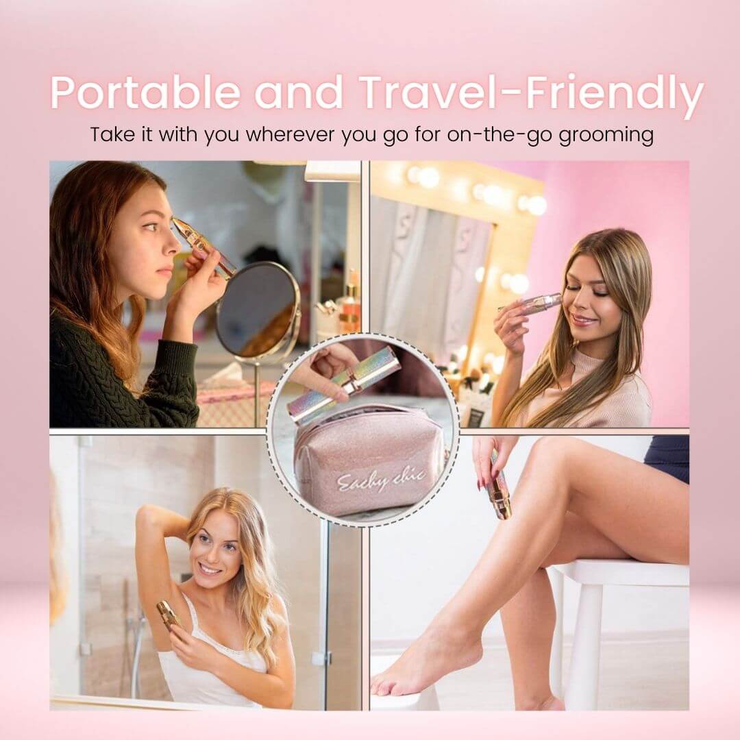Starry Glide ™ 2 In 1 Eyebrow Trimmer & Hair Shaver | Precision Hair Removal