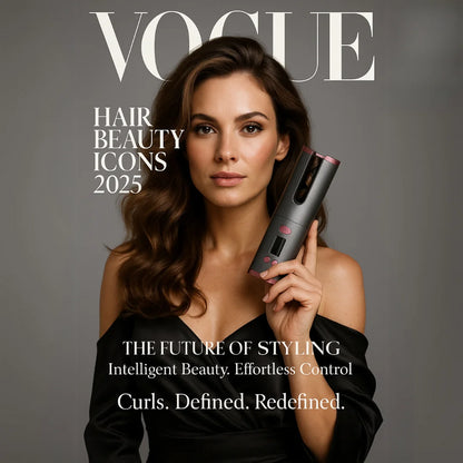 WavePro ™ Auto Rotating Ceramic Cordless  Hair Curler