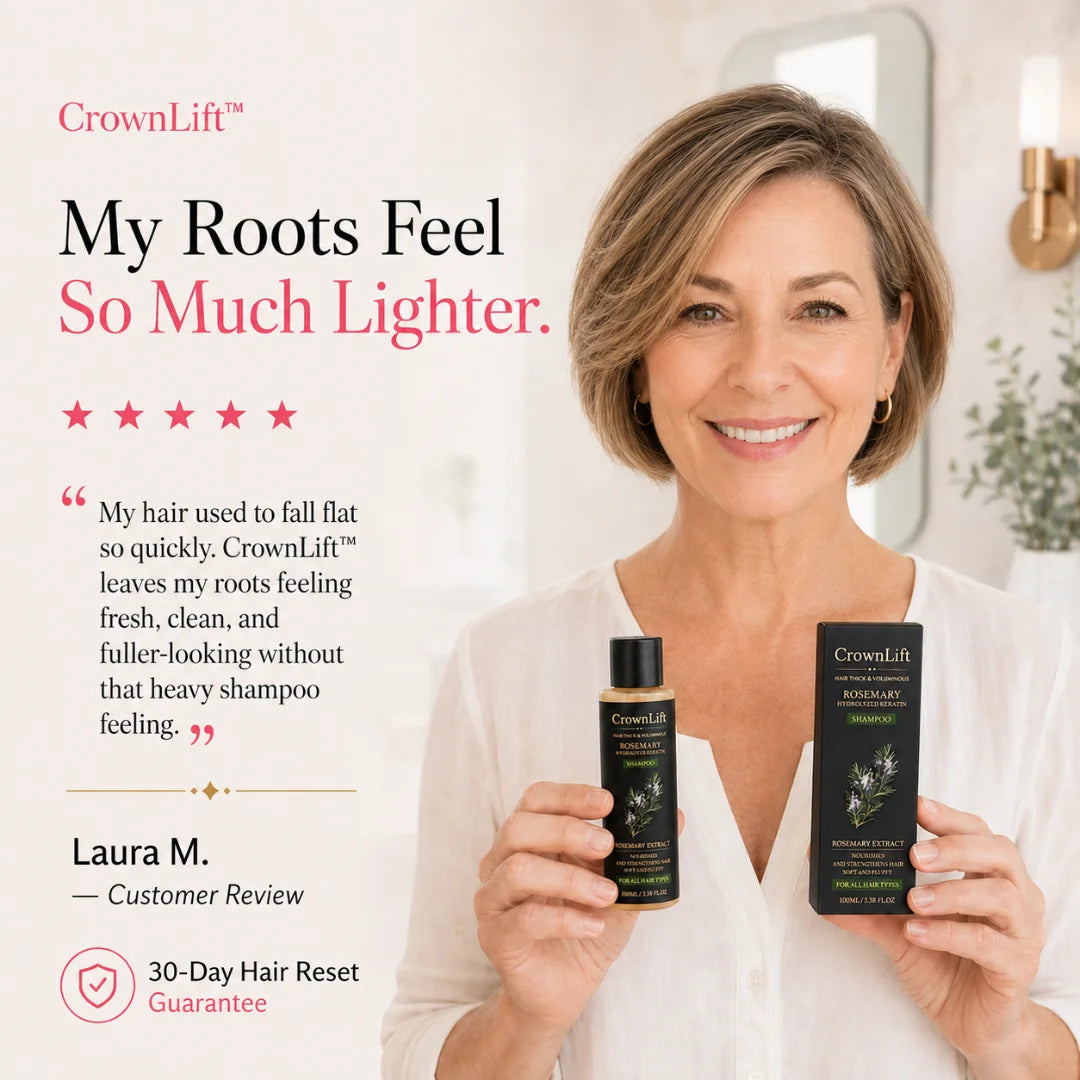CrownLift™ Rosemary Keratin Shampoo for Fuller-Looking Hair