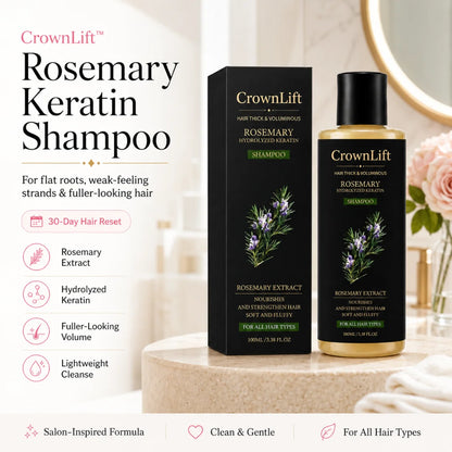 CrownLift™ Rosemary Keratin Shampoo for Fuller-Looking Hair