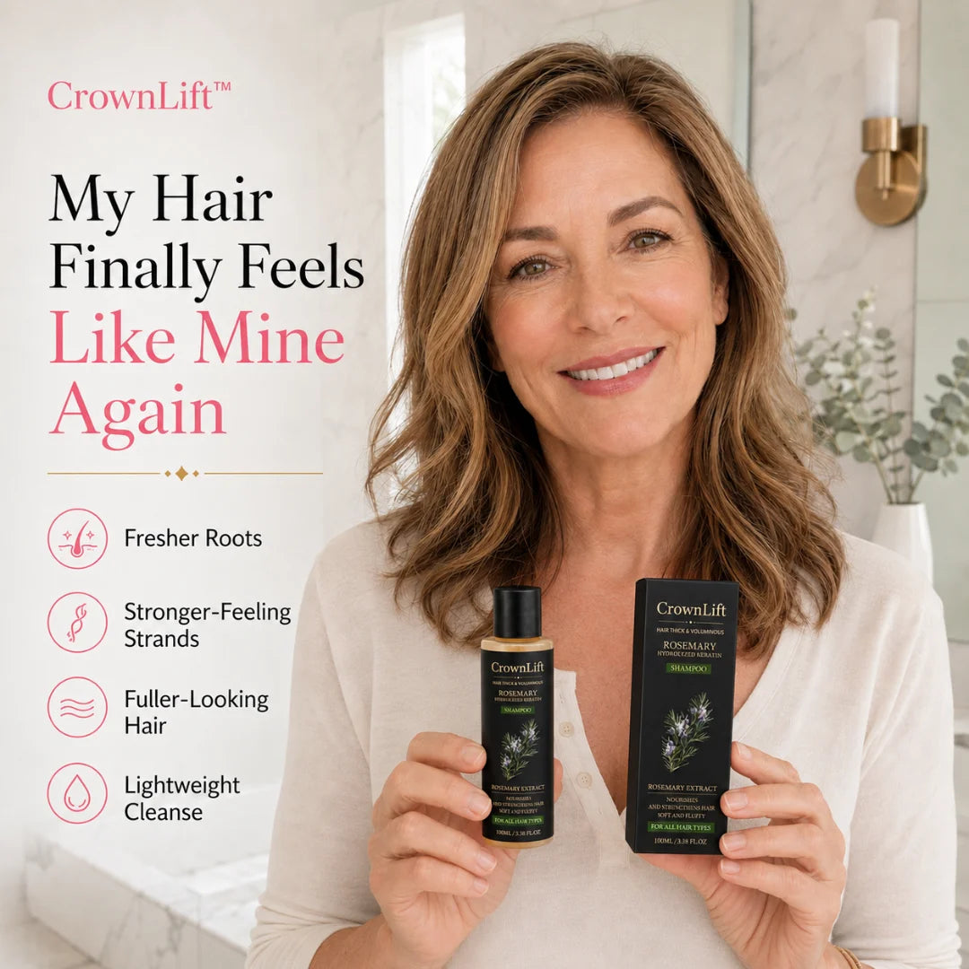 CrownLift™ Rosemary Keratin Shampoo for Fuller-Looking Hair