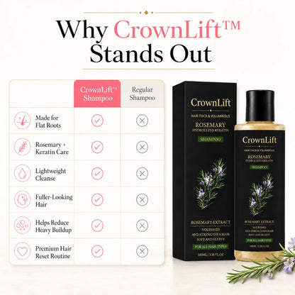 CrownLift™ Rosemary Keratin Shampoo for Fuller-Looking Hair