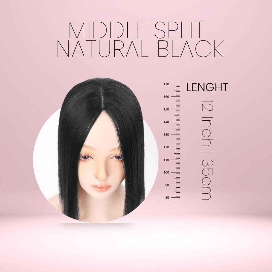 Volume Up Natural Straight Hair Topper