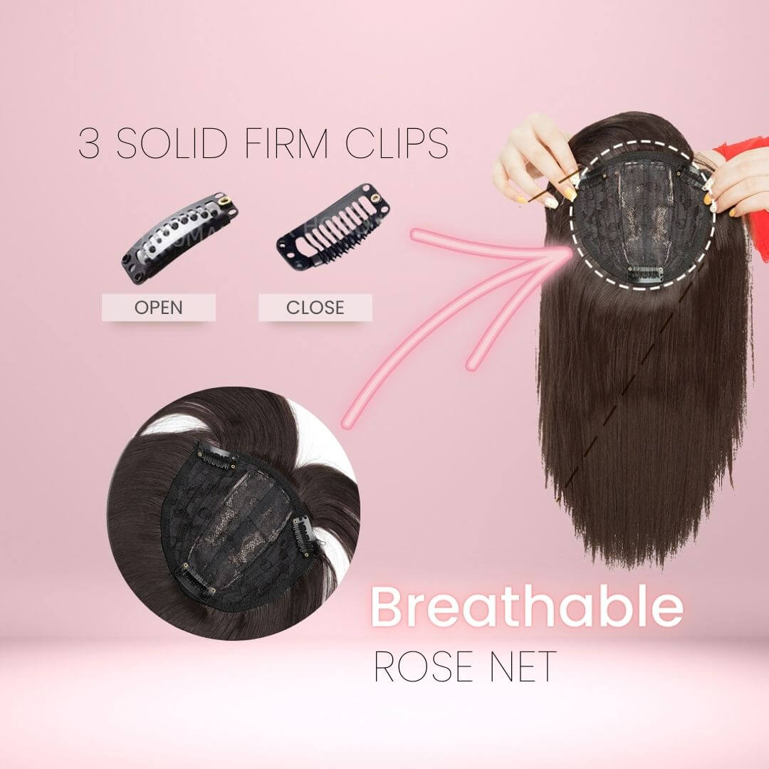 Clip in 2025 hair toppers