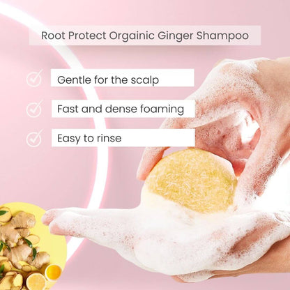 Root Protect - Organic Ginger Shampoo Bar